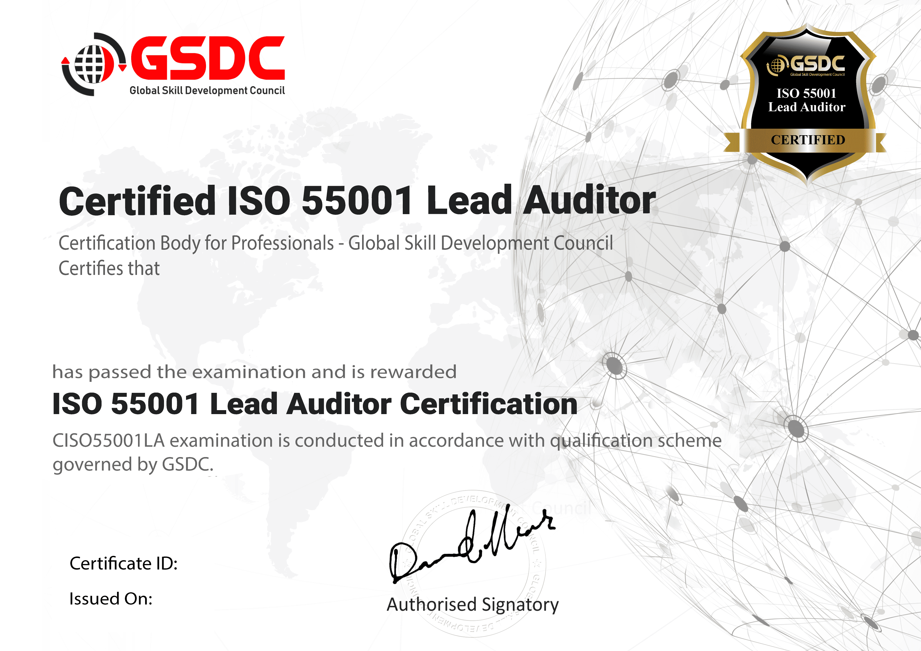 ISO 55001 Certification