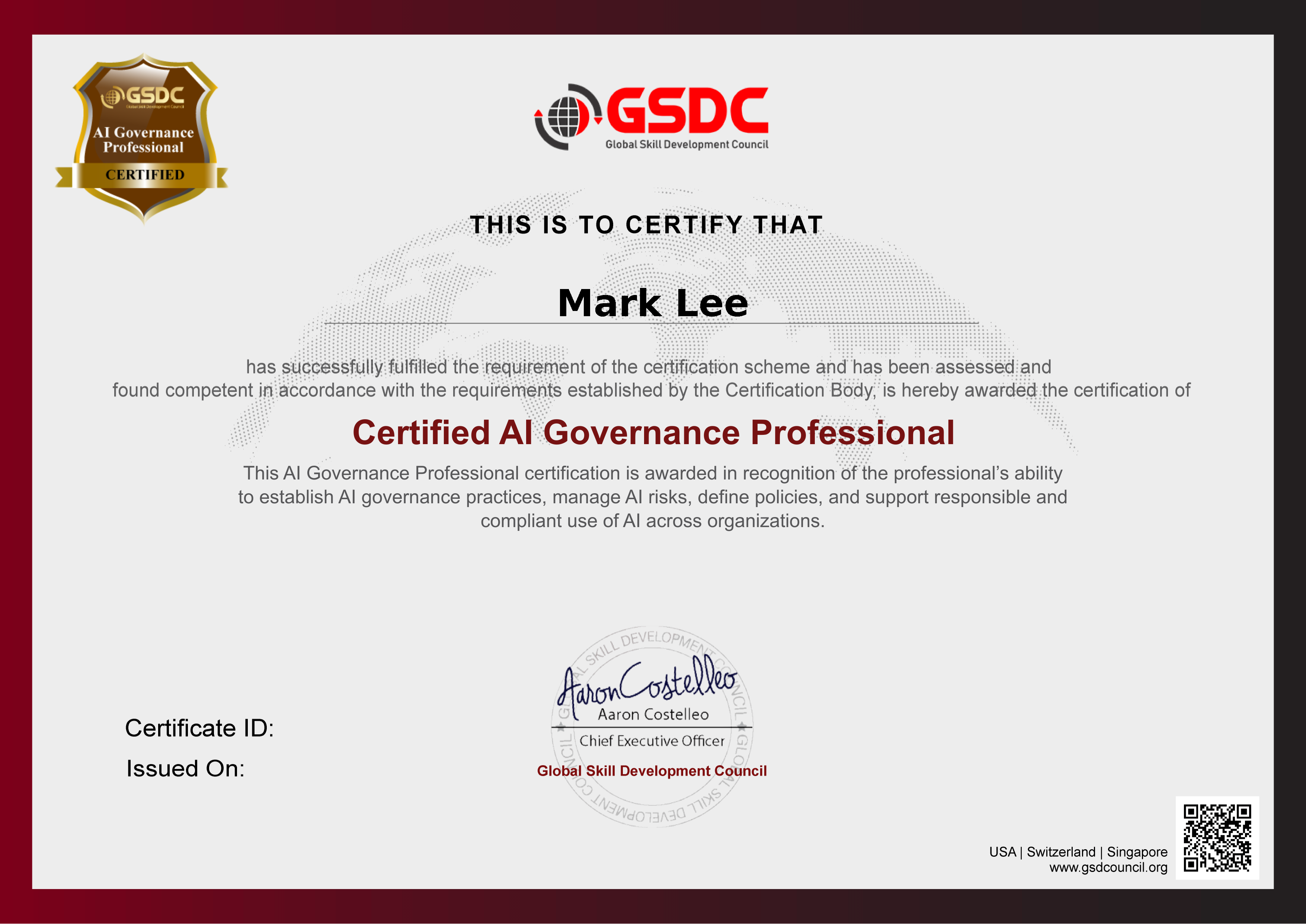 Generative AI Certification Detail