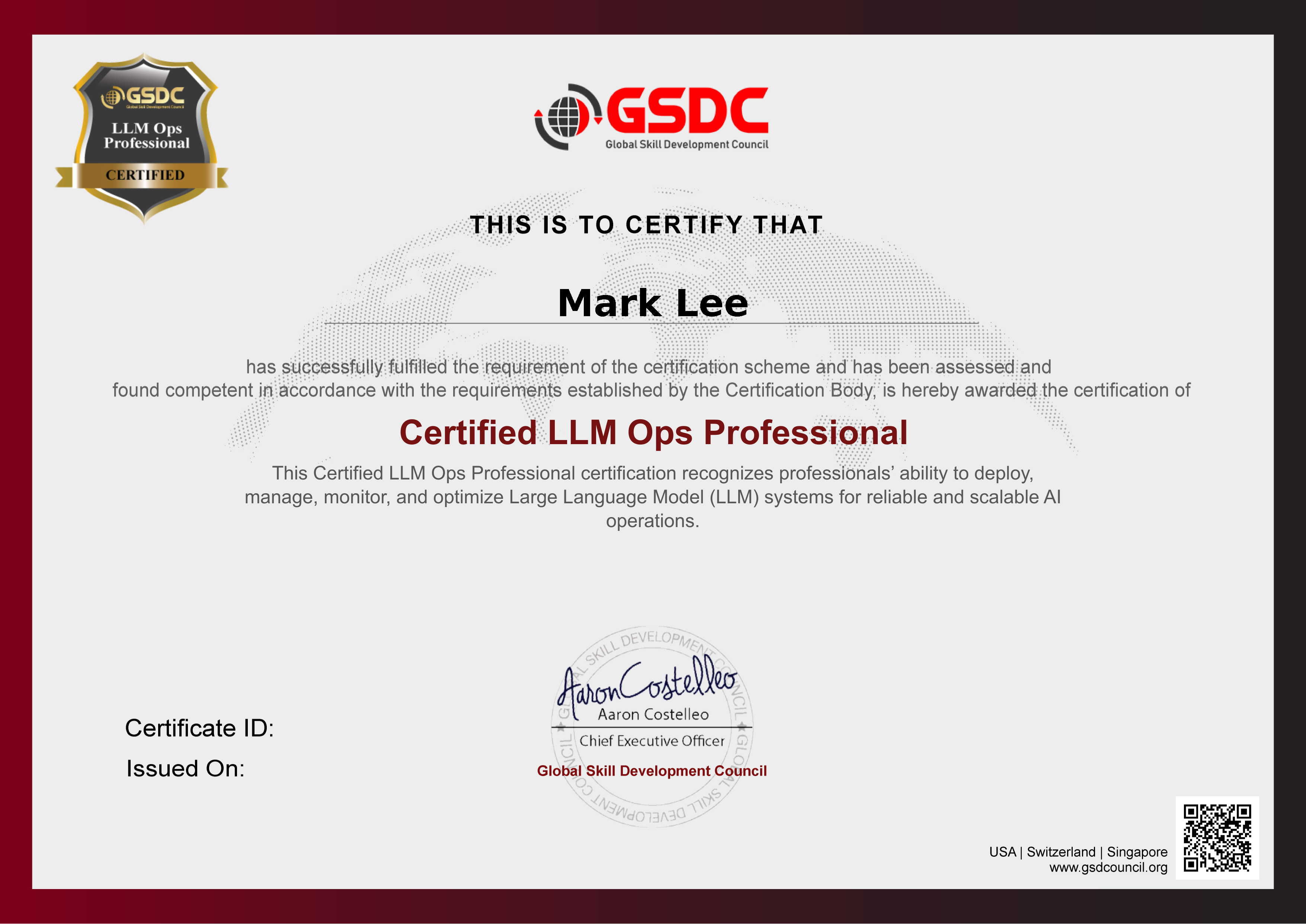 Generative AI Certification Detail